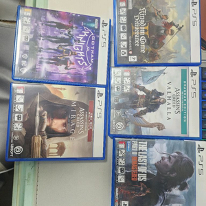 ps5 어쌔신크리드 미라지 라스트오브어스 파트2 킹덤컴2 어쌔신크리드 발할라