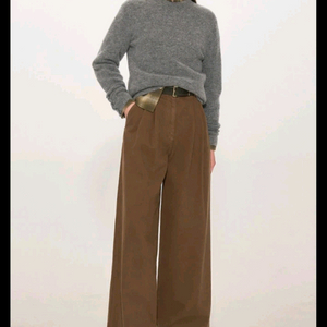 타임벨티드 와이드 팬츠