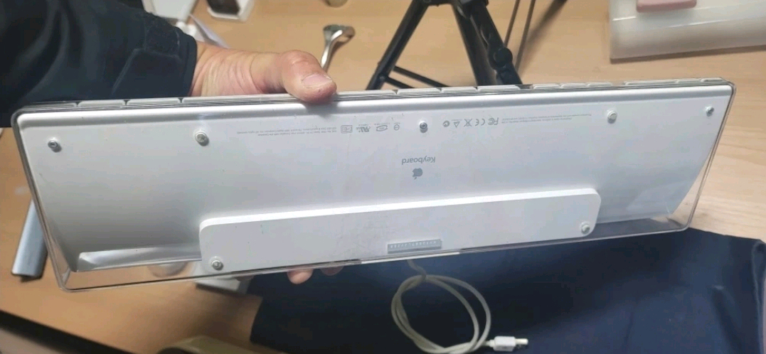 애플 클래식 키보드+유무선 마우스 세트--7