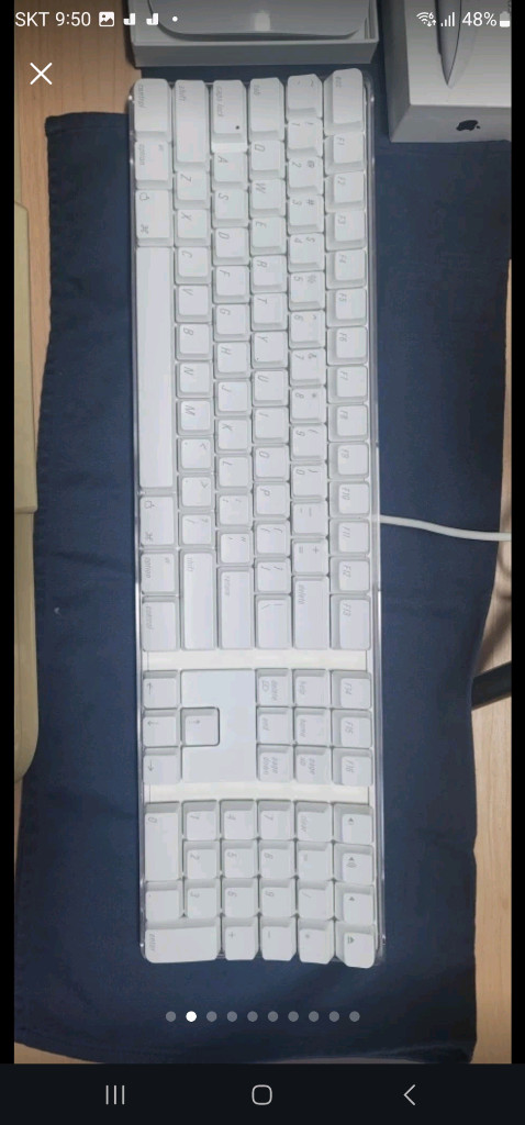 애플 클래식 키보드+유무선 마우스 세트--8