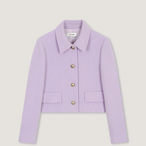 모자켓 #55사이즈 #크롭자켓 #바이올렛자켓 #강추