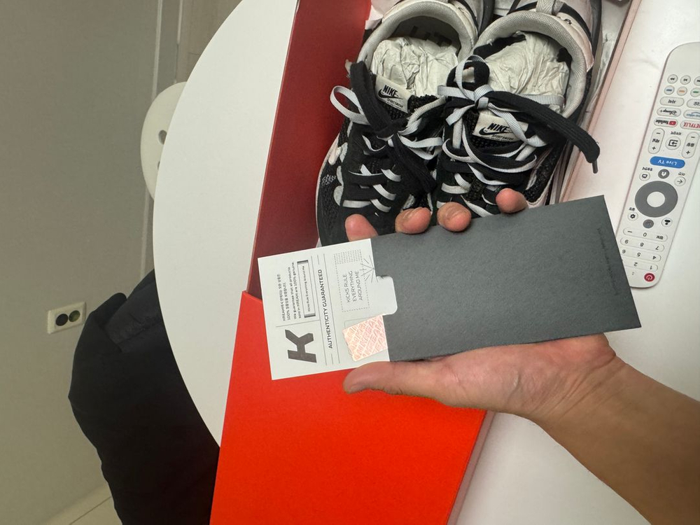 나이키 사카이 베이퍼와플 검흰 265 이미지