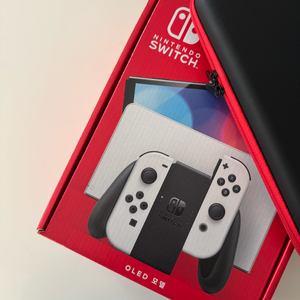 닌텐도스위치 oled 화이트 s급