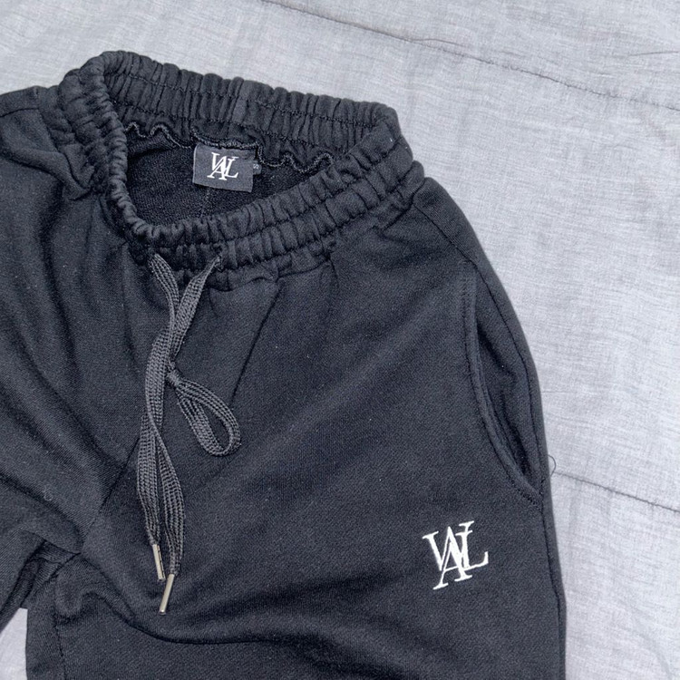 우알롱 시그니처 조거팬츠 블랙 검정 바지[옷] 이미지