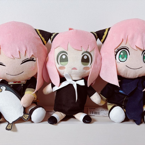 스파이패밀리 아냐 인형 3개 누들 스토퍼 피규어 일괄