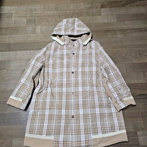 정품) System 시스템옴므 한섬 체크 코트