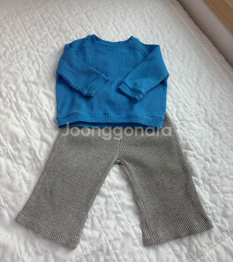 베러댄치즈케이크와플맨투맨셋업 2size--1