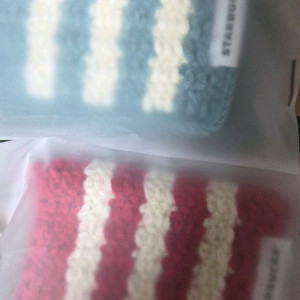 스타벅스 니트지갑 그린 3개