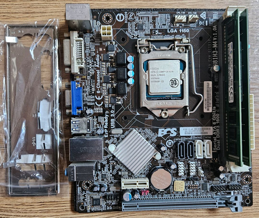 ECS H81H3-M4 미니 메인보드 팝니다.--0