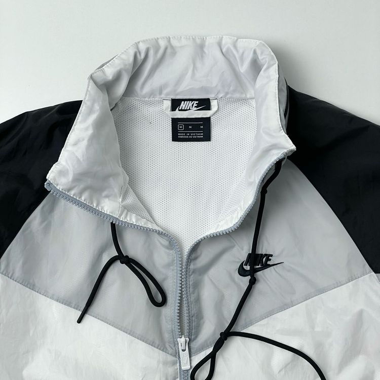 [중고] 나이키 빅스우시 집업 바람막이 화이트 M 이미지