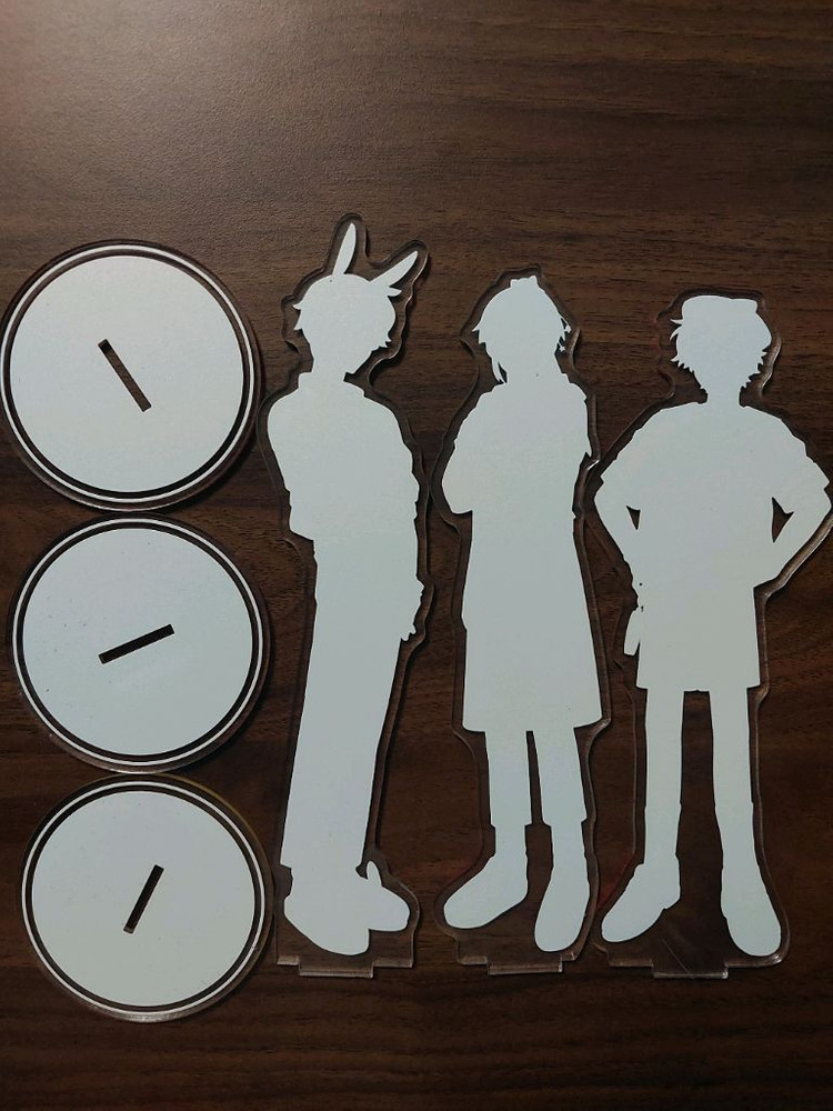 뜰팁 수현님,라더님,각별님 아크릴 스탠드 일괄우대 양도 판매--1