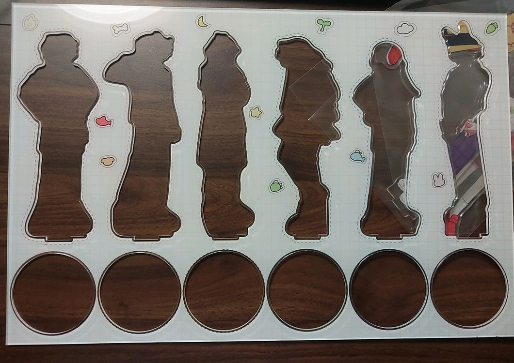 뜰팁 수현님,라더님,각별님 아크릴 스탠드 일괄우대 양도 판매--2