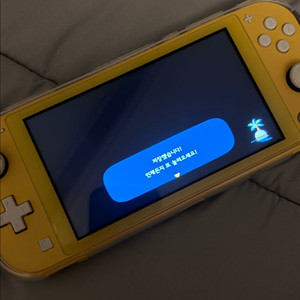 닌텐도 스위치 라이트 옐로우 + 모동숲 게임칩