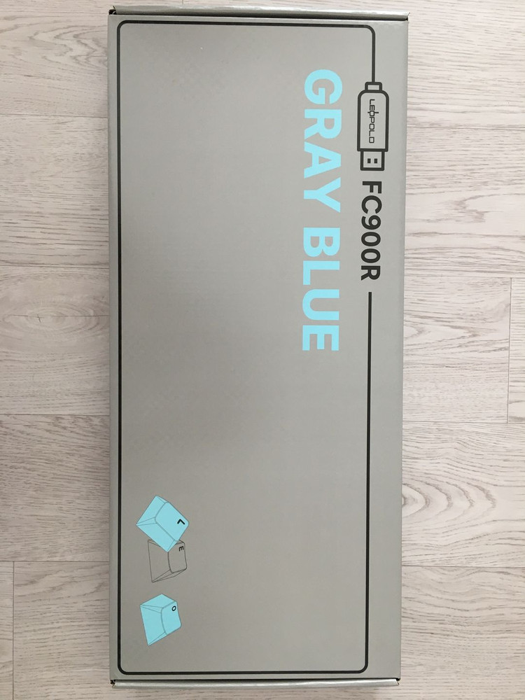 LEOPOLD FC900R GRAY BLUE 키보드--0