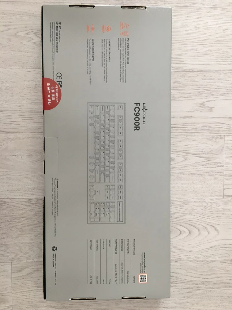 미개봉 새상품 LEOPOLD FC900R GRAY BLUE 키보드 이미지