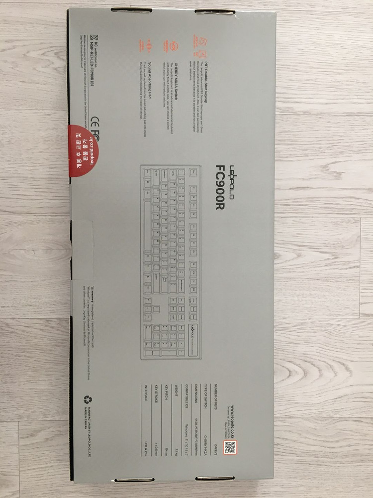 LEOPOLD FC900R GRAY BLUE 키보드--1