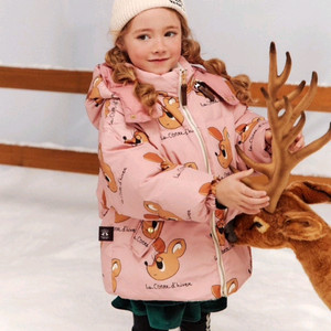 리미떼두두 여아 밤비 리버시블 패딩 점퍼 라지