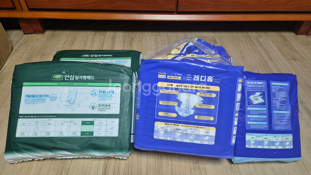 안심패드, 매직테이프, 깔개매트 (개봉 새제품)--2