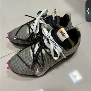 나이키 오프화이트 베이퍼 스트릿 블랙 핑크 230