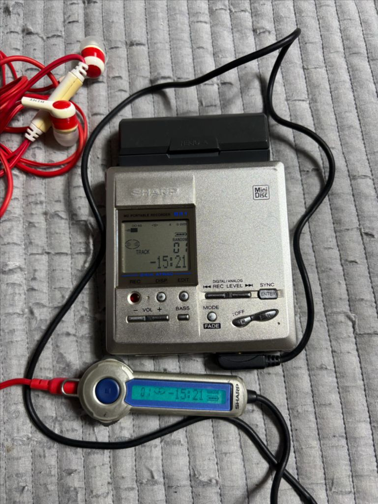 샤프 MD디스크 플레이어 이미지