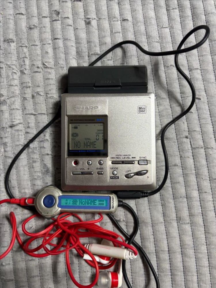 샤프 MD디스크 플레이어 이미지