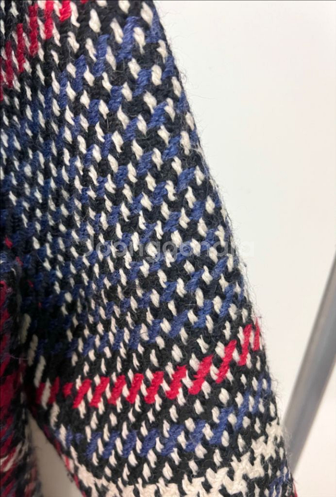 한섬 톰그레이하운드 TOM GREYHOUND 오버핏 체크 롱코트 맥시 루즈핏 연말룩--5