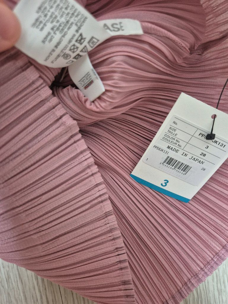 플리츠플리즈 9월 로즈핑크 탑 3사이즈 새상품--4