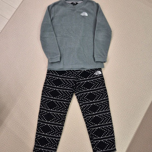 노스페이스 키즈 플리스 상하복 130사이즈 노스페이스 셋업 택포