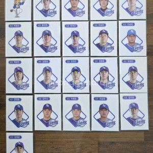 KBO 띠부씰 삼성 완성본