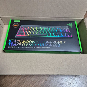 레이저 블랙위도우v4 로우 프로파일 키보드