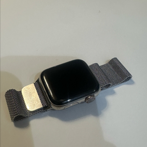 애플워치5 스탠 밀레니즈루프 실버 정품 셀룰러