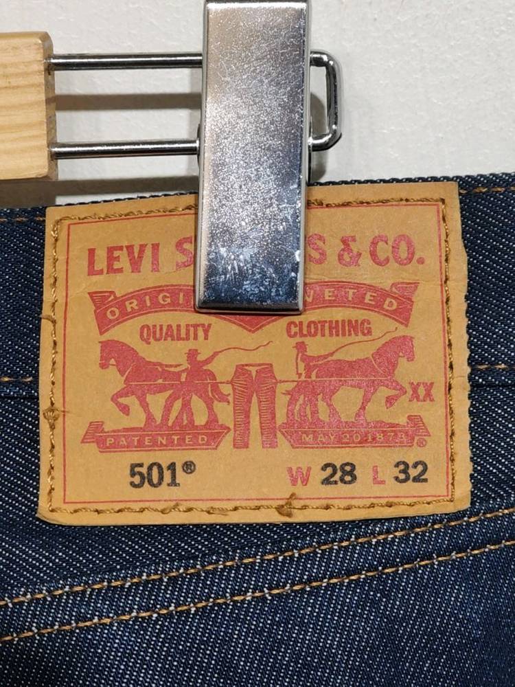 (28) 리바이스 501 청바지 생지 데님팬츠 레드탭 이미지