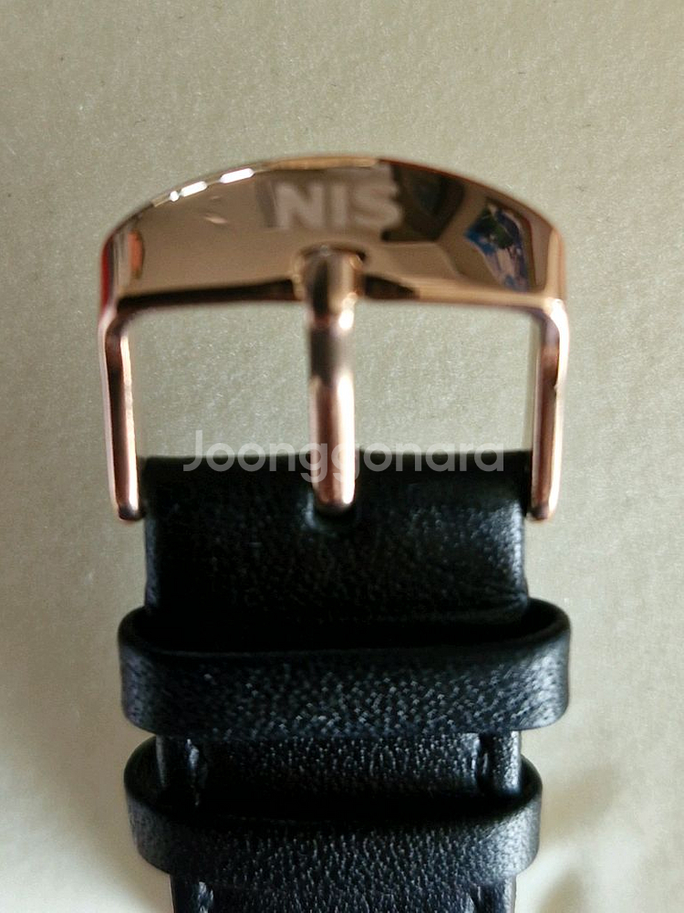 국정원 절대시계 NIS 오토메틱 로즈골드 미사용 남자시계 수집품--4