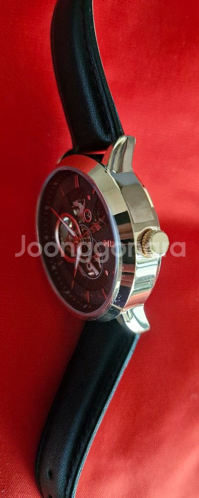 국정원 절대시계 NIS 오토메틱 로즈골드 미사용 남자시계 수집품--5