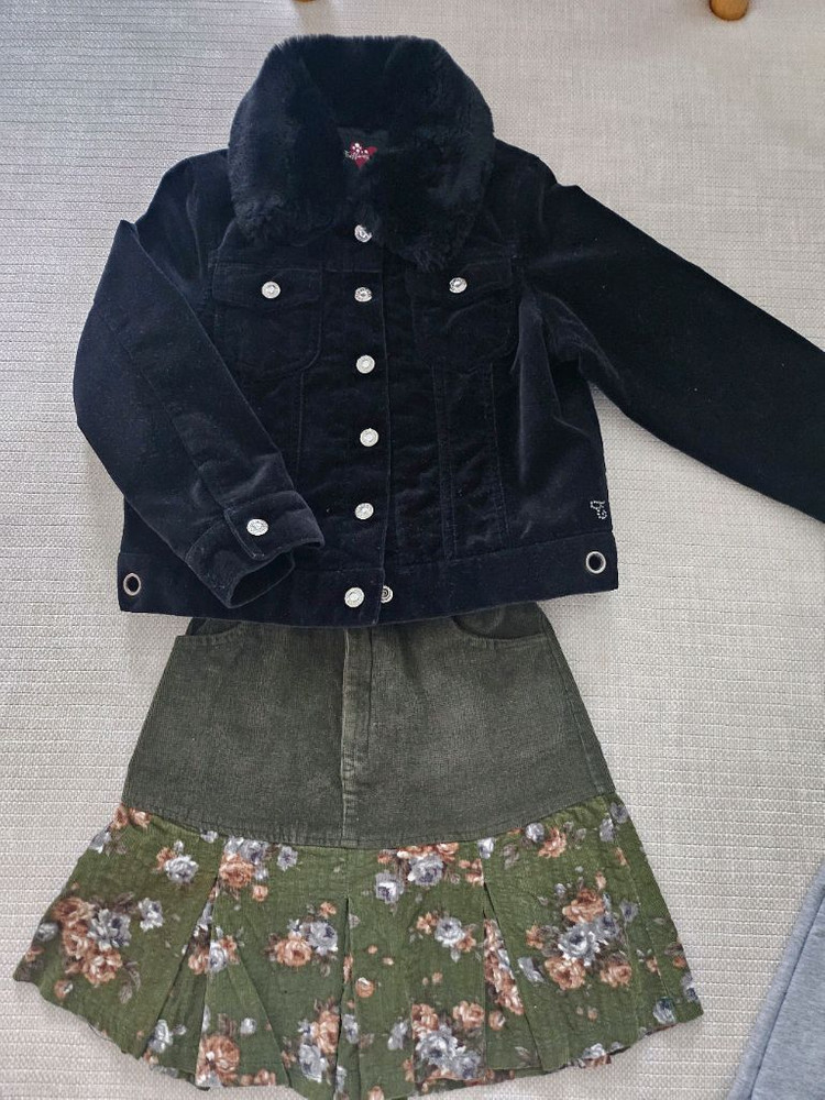 여아 겨울옷 130 기모 맨투맨티 점퍼패딩 귀마개 외 14벌 일괄--4