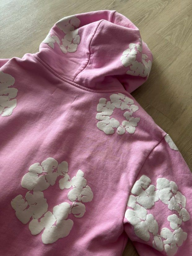 데님티어스 코튼 리쓰 스웨트핑크 후드 이미지