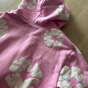 데님티어스 코튼 리쓰 스웨트핑크 후드 이미지