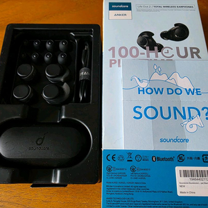 ANKER 라이프닷2 + QCY T13X 무선이어폰 일괄