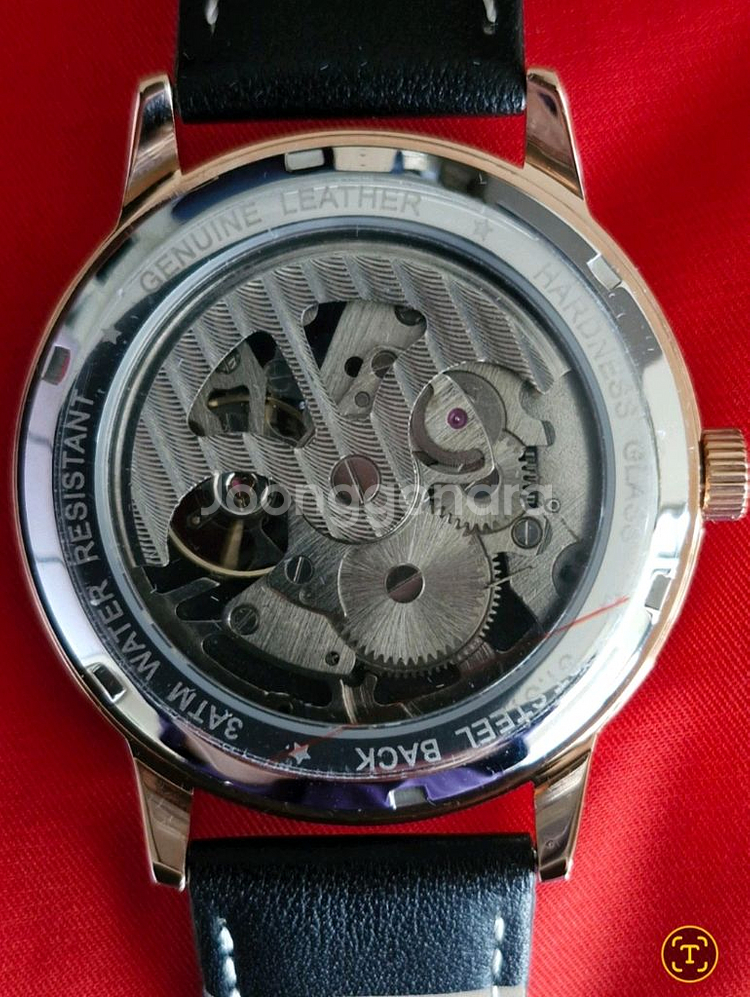 국정원 절대시계 NIS 오토메틱 로즈골드 미사용 남자시계 수집품--9