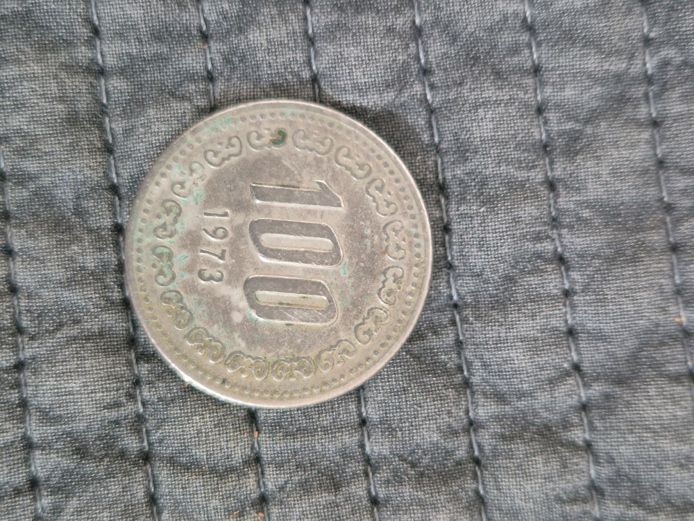 1973년 100원 은화2개 이미지
