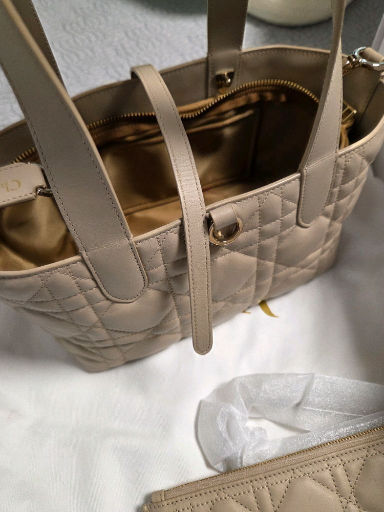 디올 뚜주흐 스몰 베이지--4