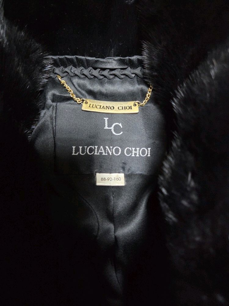 정가 800만원 이상! 루치아노 최 LUCIANO CHOI 로얄 사가 시어드 밍크 코트--8