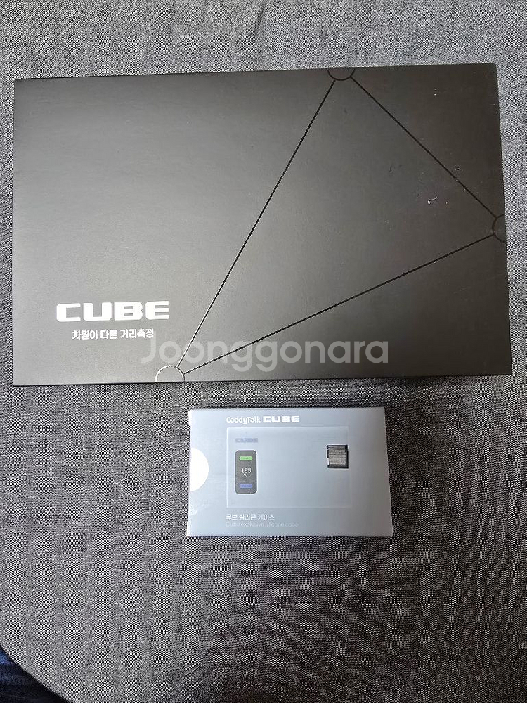거리측정기 캐디톡 큐브(정품, 새제품)(실리콘케이스추가--0