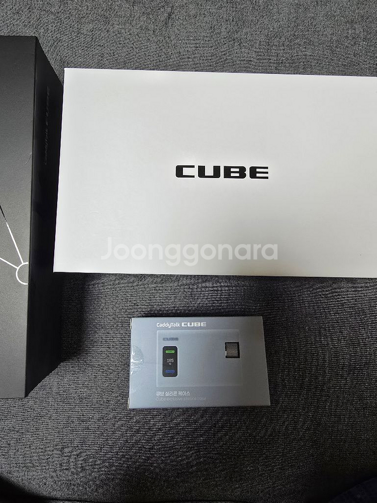 거리측정기 캐디톡 큐브(정품, 새제품)(실리콘케이스추가--1