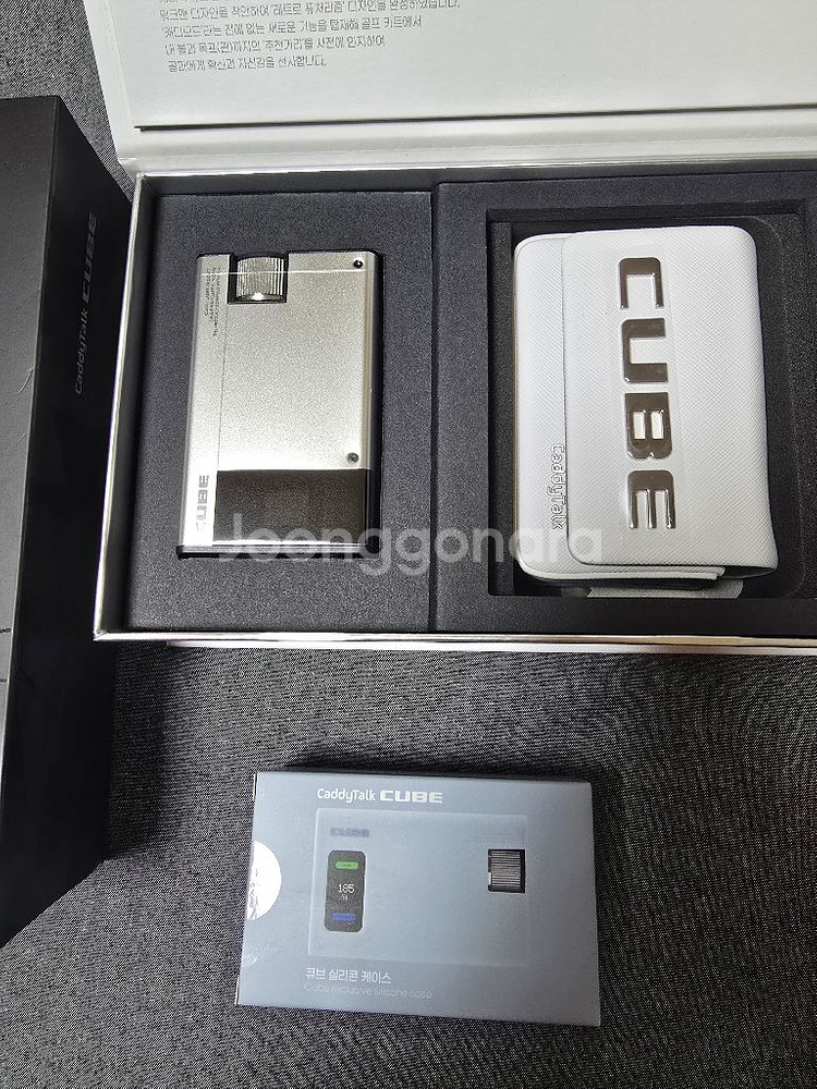 거리측정기 캐디톡 큐브(정품, 새제품)(실리콘케이스추가--3