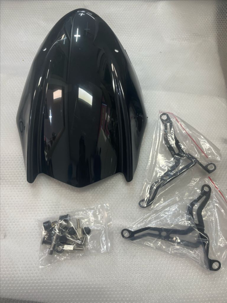 오토바이 검정 윈드스크린 스즈키 GSXS750 2017ㅡ2023 이미지