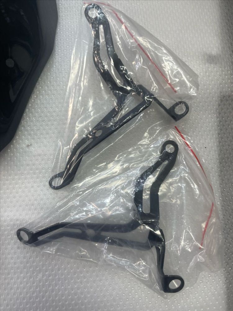 오토바이 검정 윈드스크린 스즈키 GSXS750 2017ㅡ2023 이미지