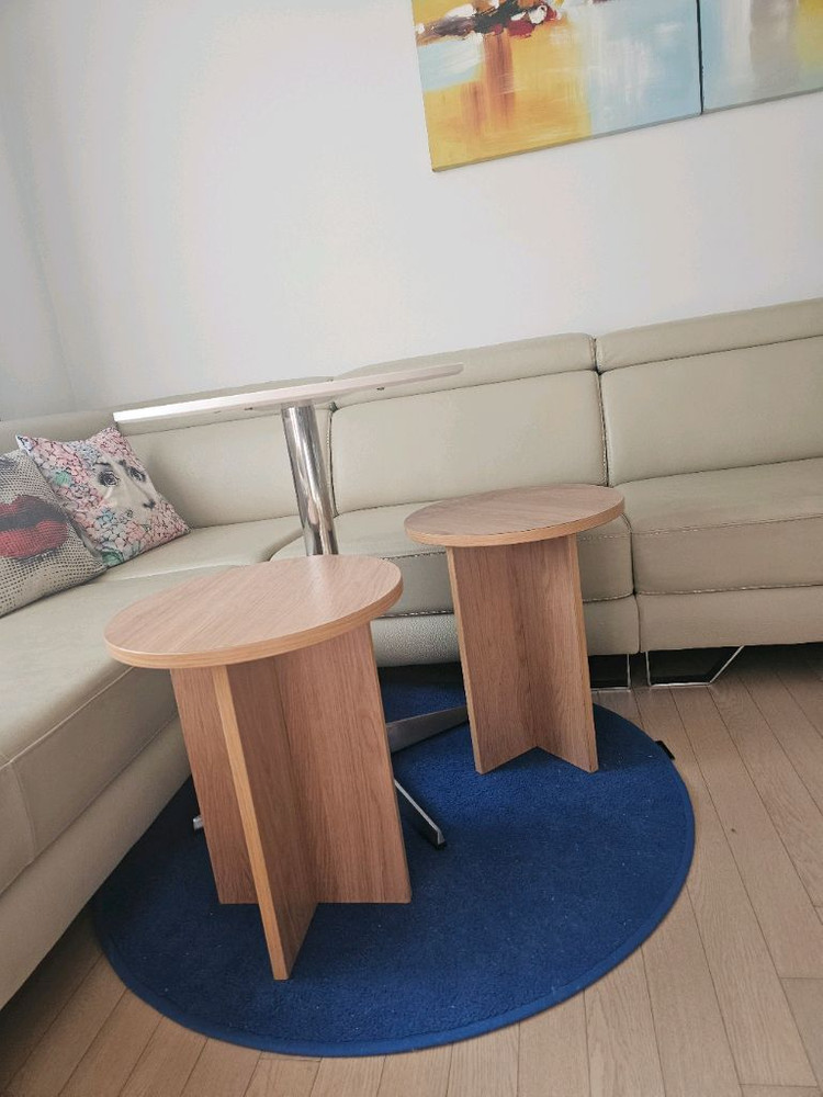 원목 인테리어 카페 스툴--1