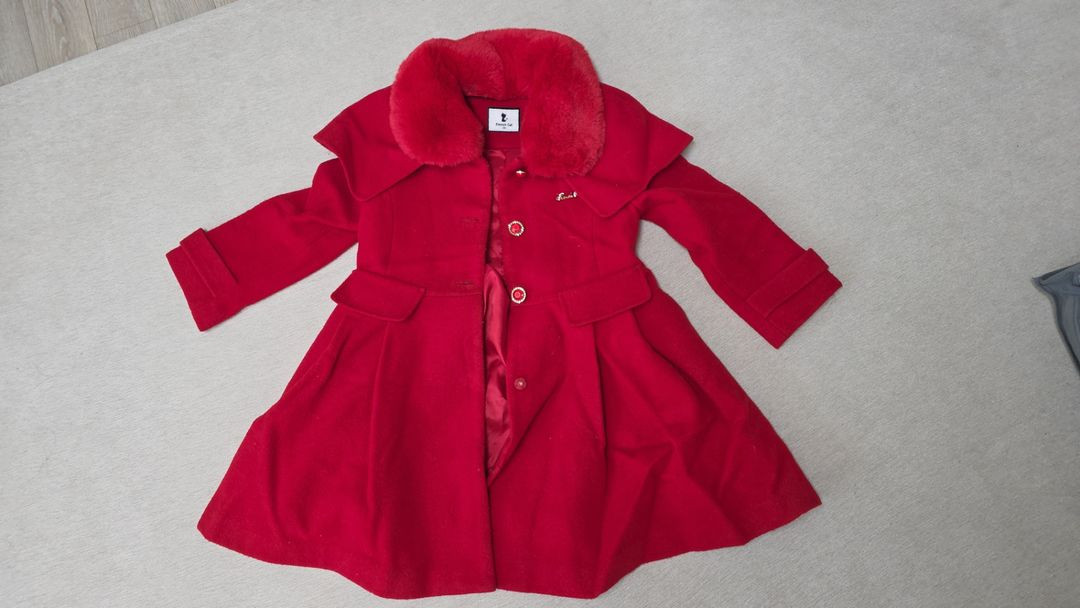 프랜치캣 여아 모직 코트--0