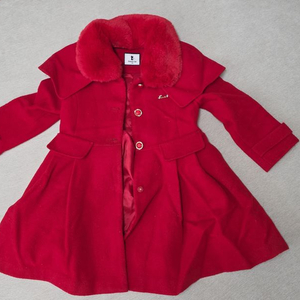 프랜치캣 여아 모직 코트